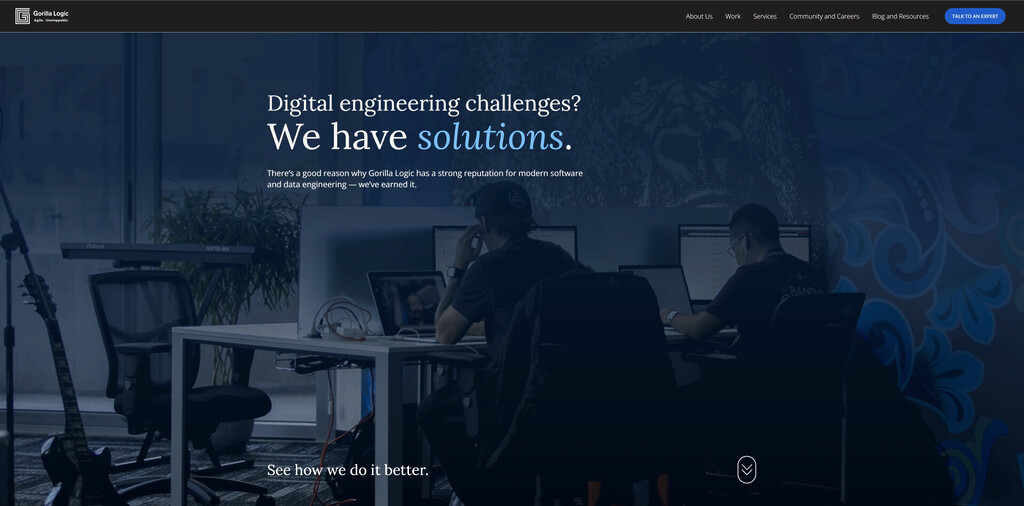 Gorilla Logic Website Header