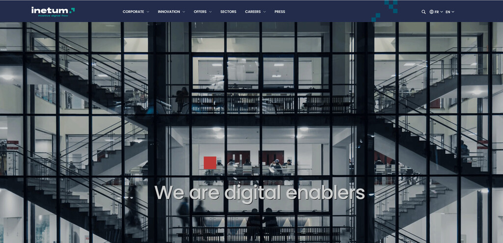 Inetum Website Header