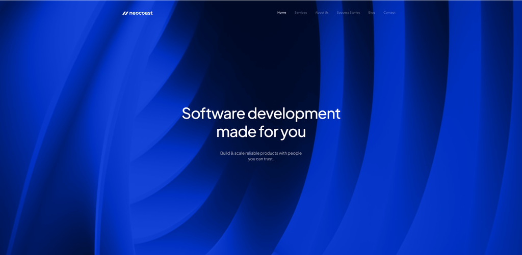 Neocoast Website Header