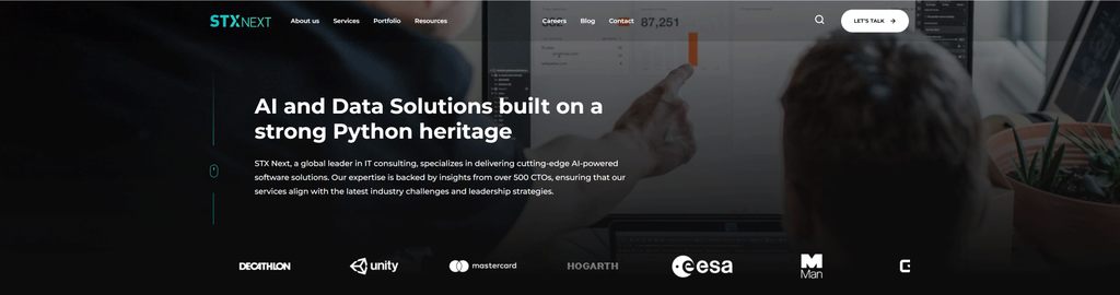 STX-NEXT Website Header