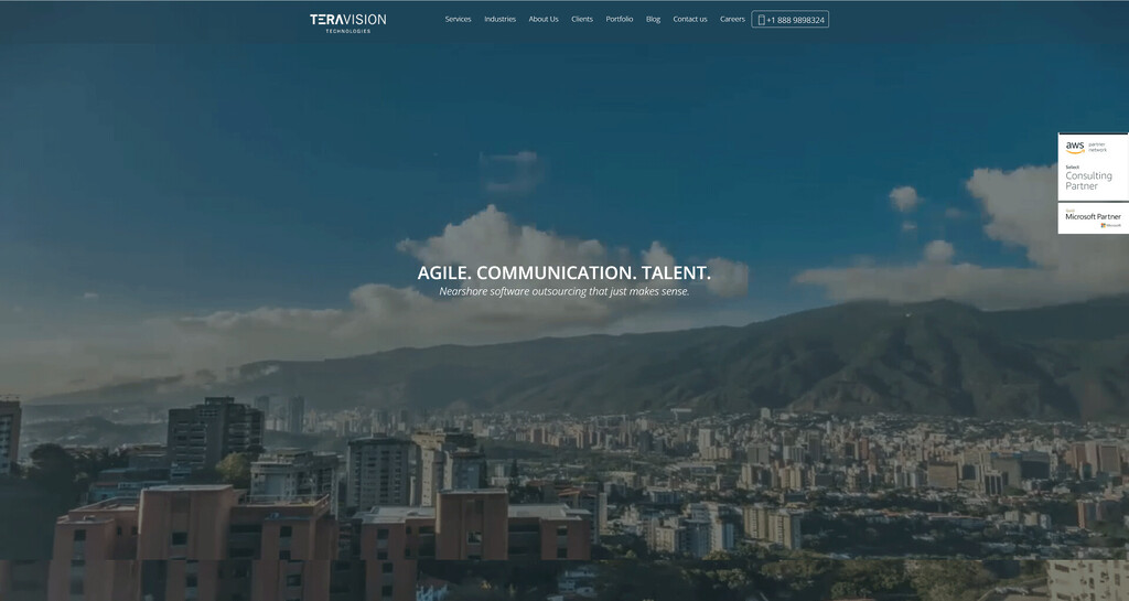 Teravision Website Header